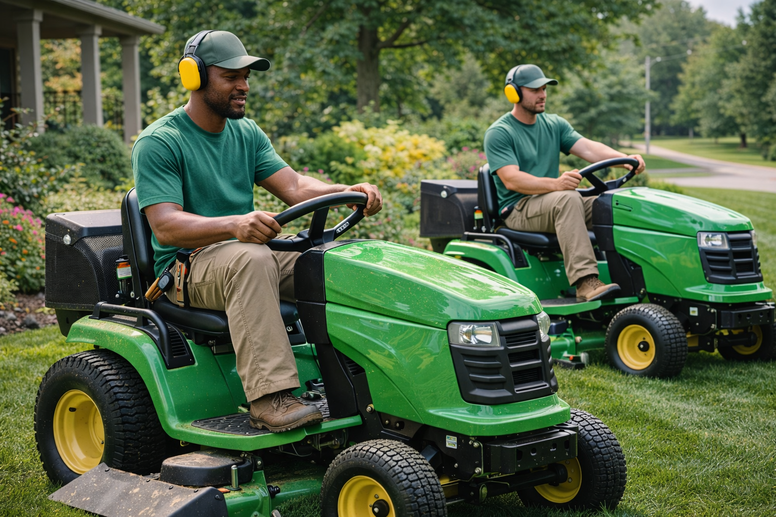 Lawn care professional